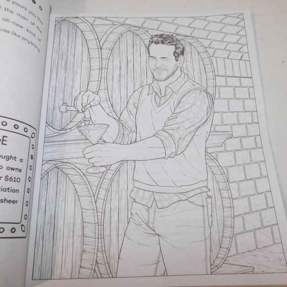 Crush + Color RYAN REYNOLDS Adult Coloring Book - NEW - Picture 4 of 8